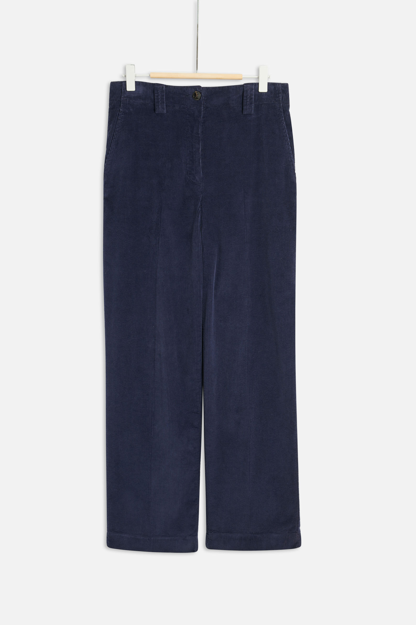 pantalon jordano bleu marine femme