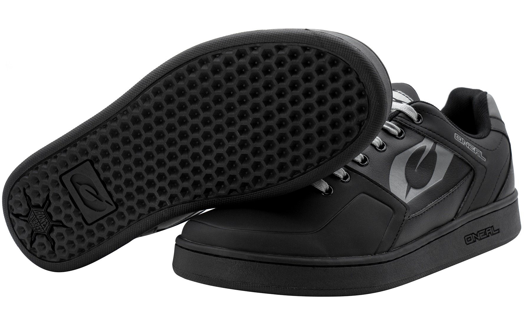O’NEAL Fahrradschuhe Herren Flat Pedal Schwarz Grau Fahrradschuh