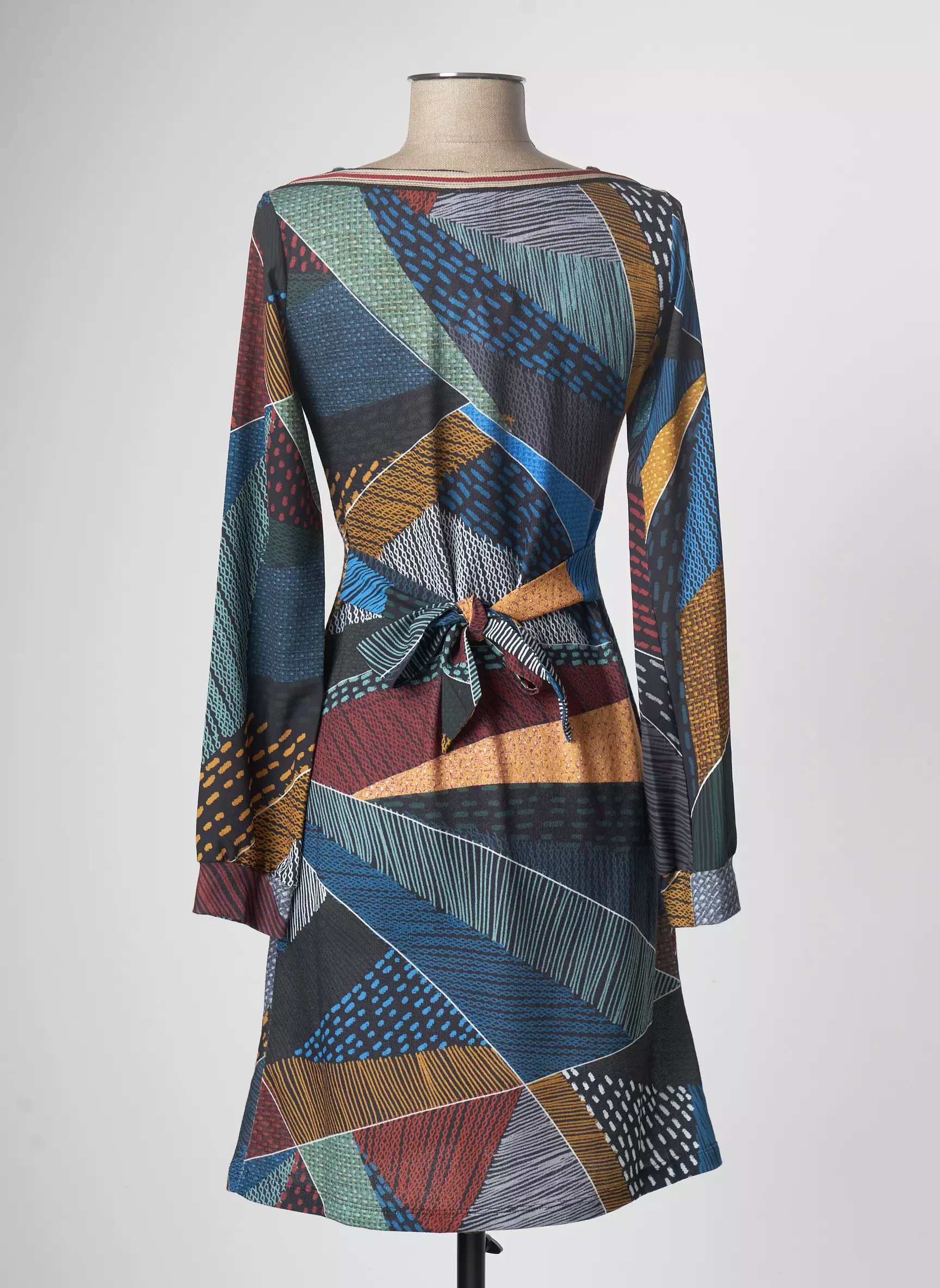 Lo Les Filles Robes Mi Longues Femme couleur noir