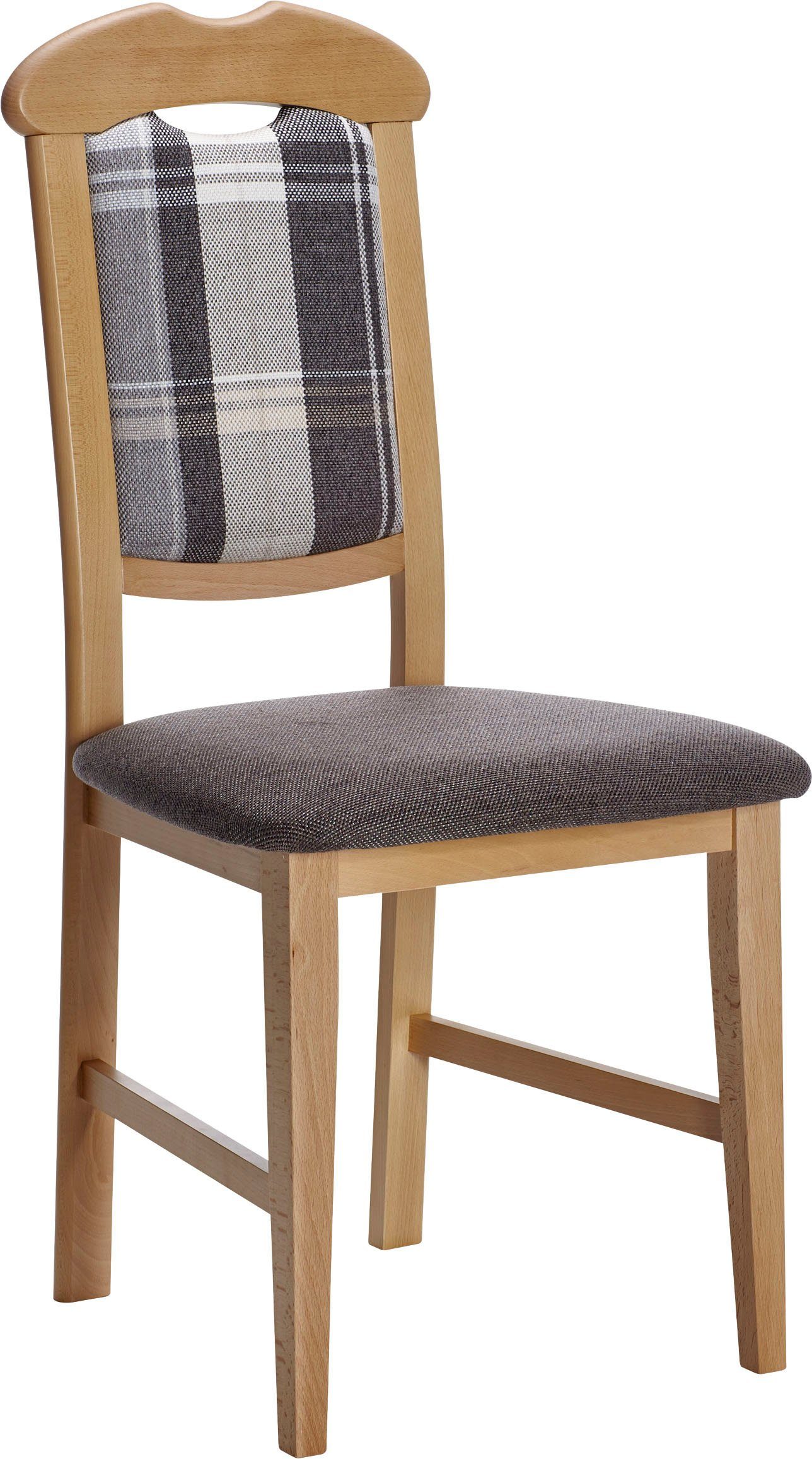 SCHÖSSWENDER 4-Fußstuhl Tulln (Set, 2 St), Gestell aus Massivholz