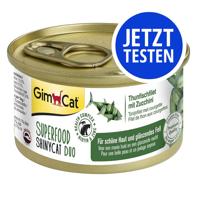 Probierpaket GimCat Superfood ShinyCat Duo zu TOP-Preisen