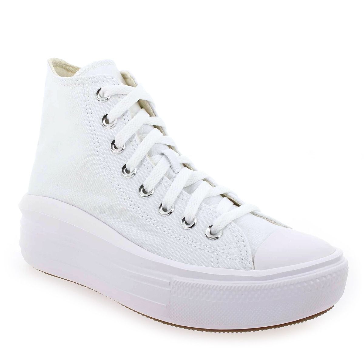 Converse  CHUCK TAYLOR ALL STAR MOVE PLATFORM - Blanc