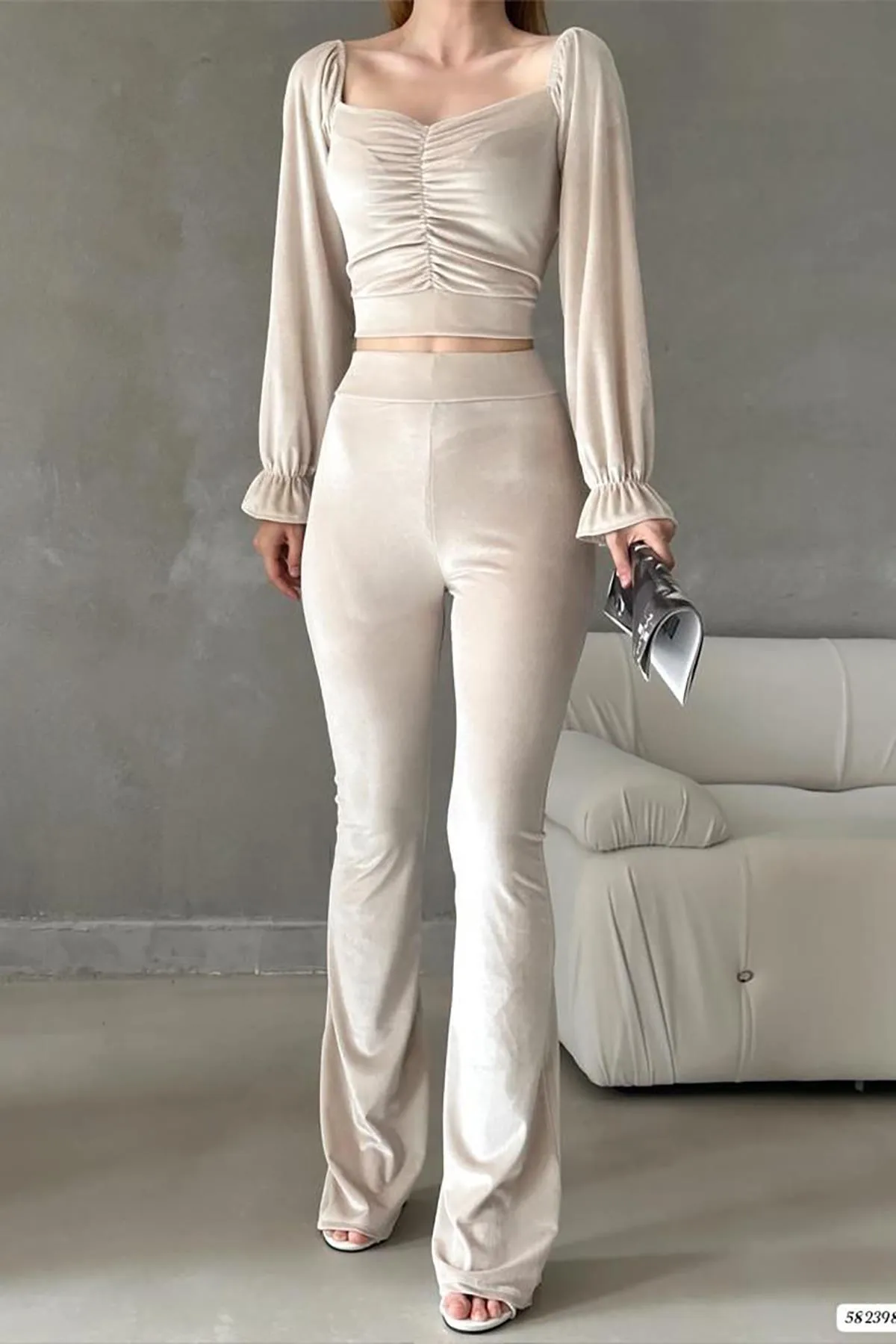 Deafox  Zweiteiler - Beige - Regular Fit