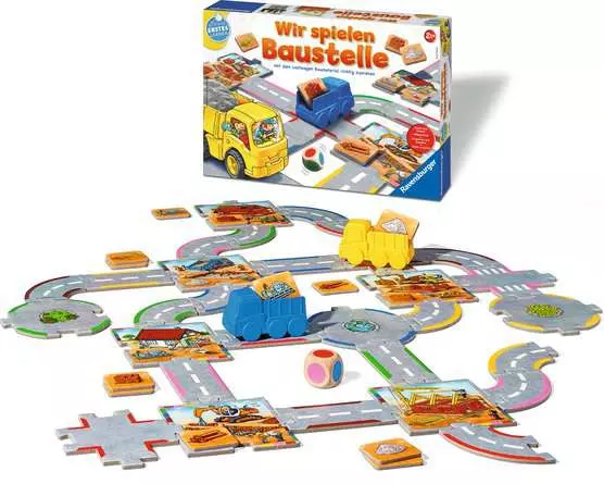 Wir spielen Baustelle - Lernspiel ab 2.5 Jahren