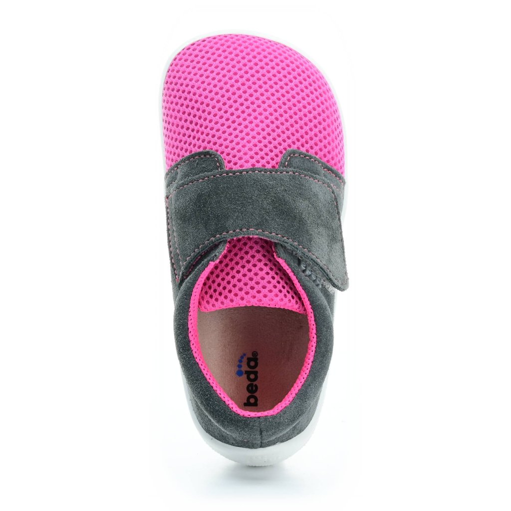 Beda Rebecca neue Barfußsneakers (BF 0001/SK/1W Mesh mit Leder)