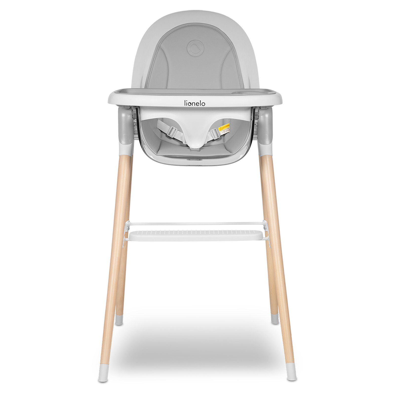 lionelo Hochstuhl Maya (Stylisch), ab 6 monate, 2in1, Buchenholz