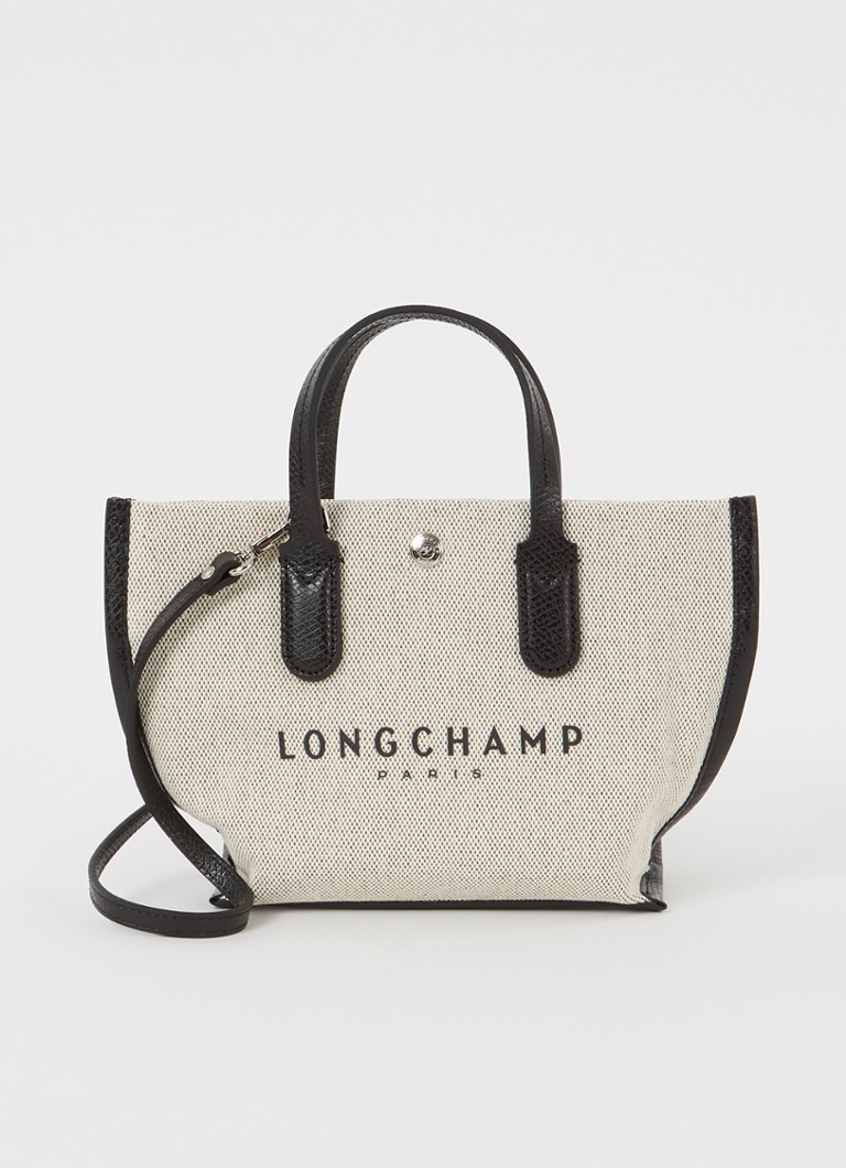 Longchamp Essential Toile canvas crossbody bag XS with detachable shoulder strap