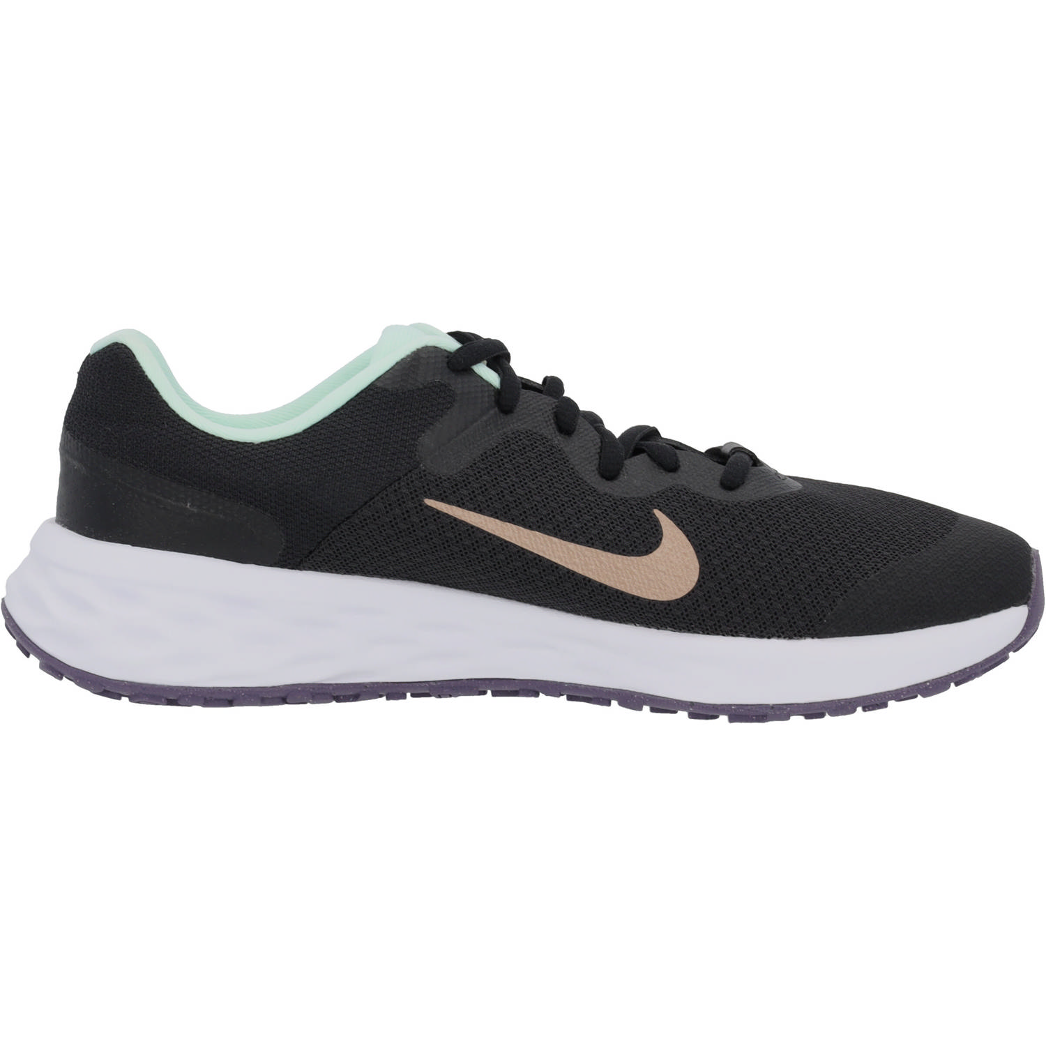 Nike Revolution 6 DD1096 W, Sneakers Low, Kinder, black/mtlc
