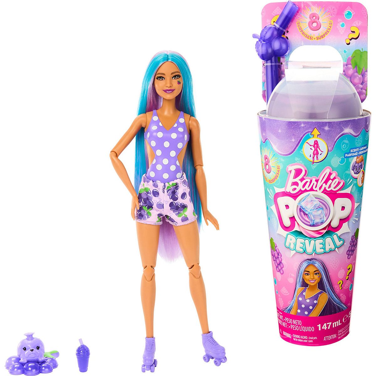 Pop! Reveal Barbie Juicy Fruits Traubensaft
