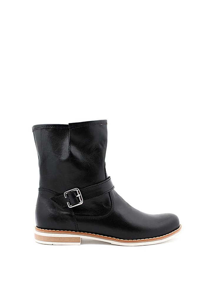 Zapato Leder-Boots in Schwarz günstig kaufen 40