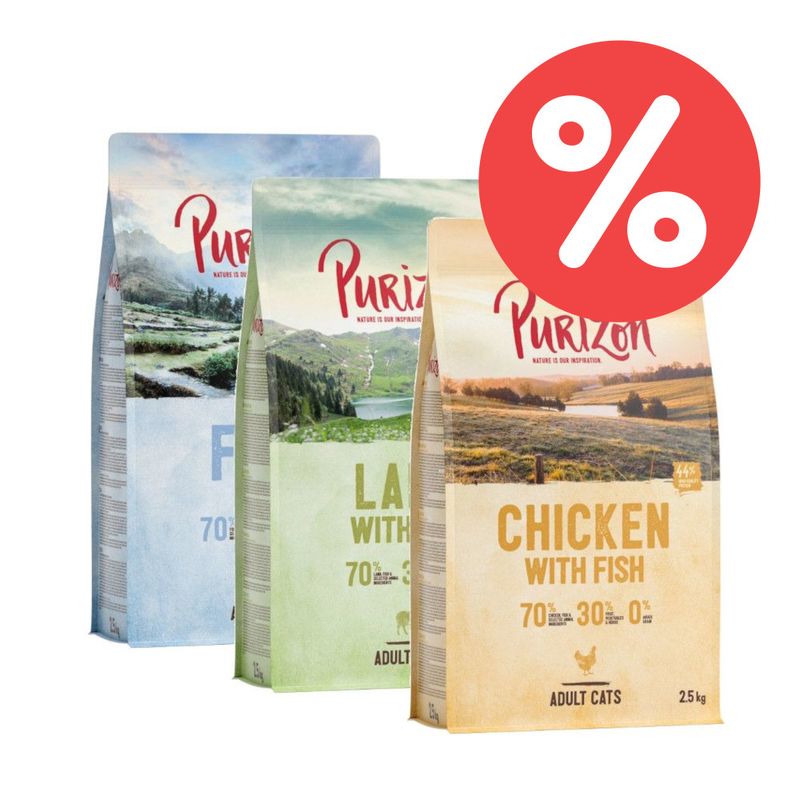 Mix-Sparpaket Purizon Adult 3 x 2,5 kg zu TOP-Preisen | bitiba %
