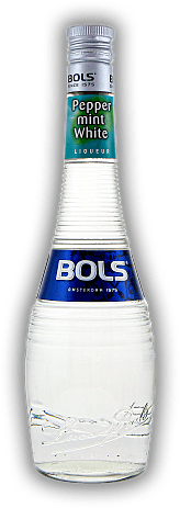 Bols Peppermint White Bols Peppermint White Dieser weiße Pfefferminz Likör ist speziell hergestellt für Cocktails mit Minzgeschmack jedoch ohne farbliche Veränderung. 0,7	 Liter - Vol 24%