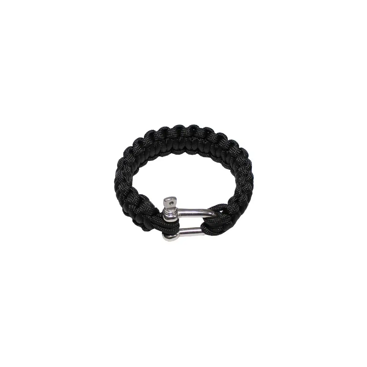 Armband PARACORD Metallverschluss 23 mm schwarz