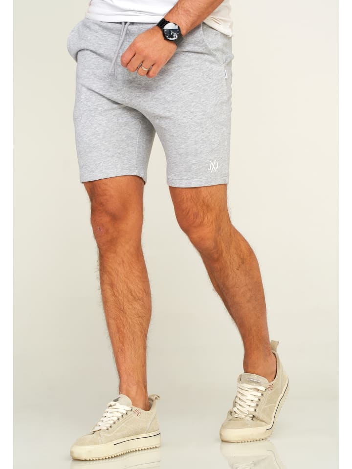 Jack & Jones Sweat Shorts - JPSTGORDON JJBRAD SWEAT SHORTS in Light Grey Melange günstig kaufen