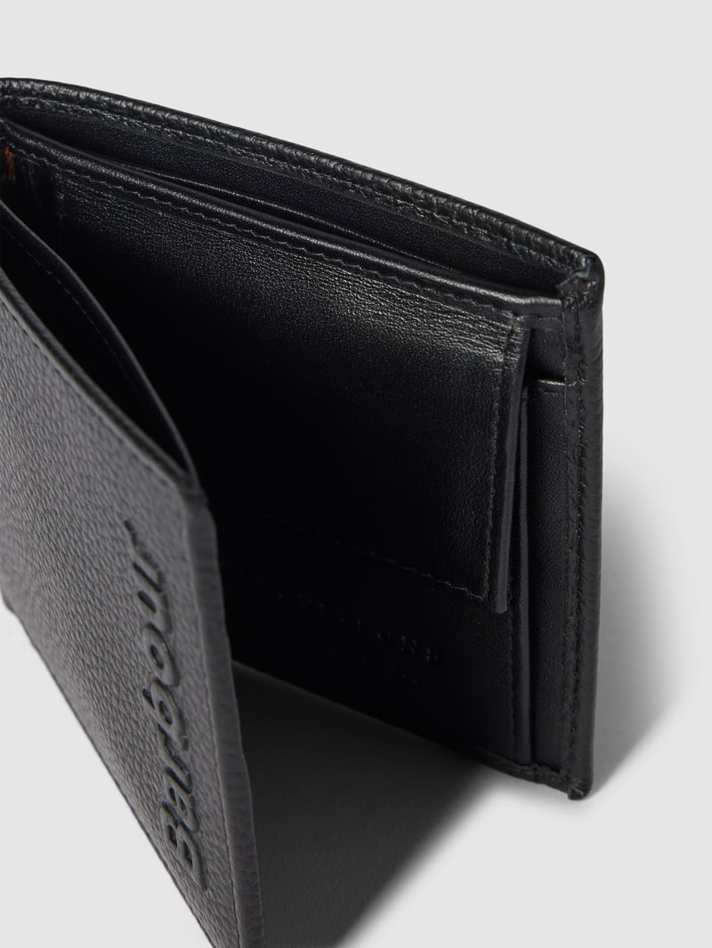 Portemonnaie mit Modell 'DEBOSSED' in schwarz