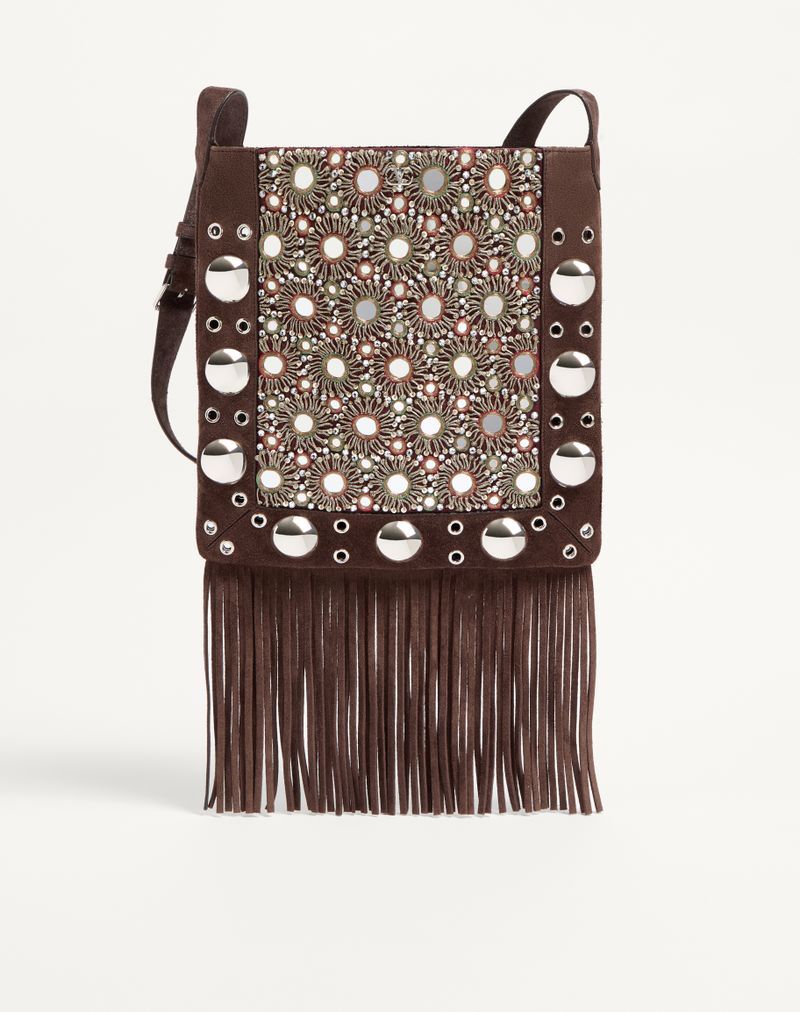 Valentino Garavani Nellcôte broderet skuldertaske