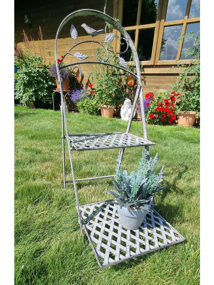 Ambiente Haus Blumtreppe in grau (H) 53cm günstig kaufen onesize