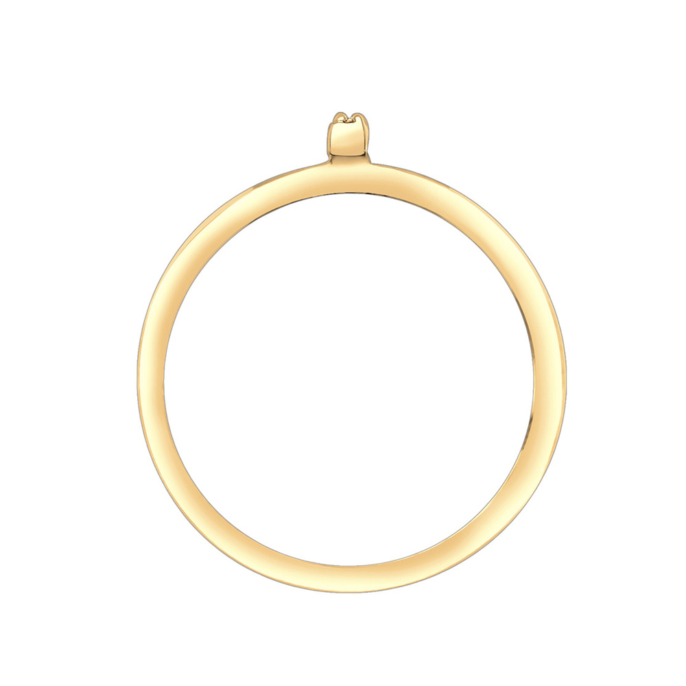 Elli Elli Bague Géo Minimal Filigree Bague Femme (925/1000) Argent Cristal Bague