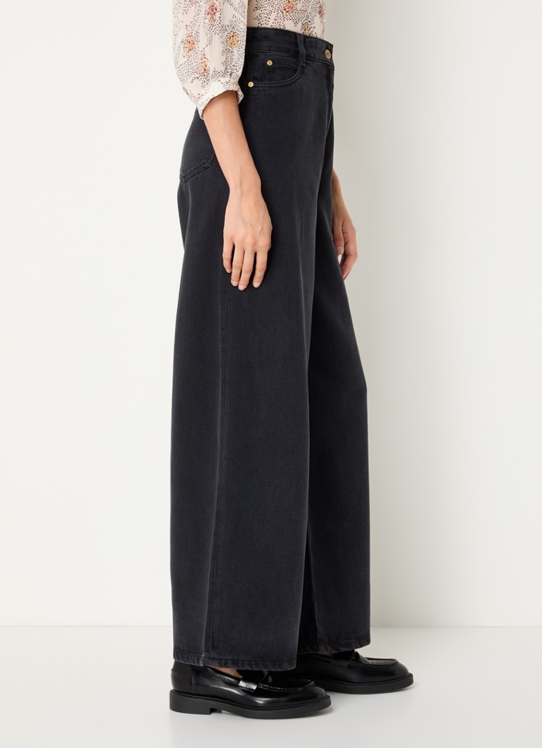Jean Sessùn Dalt taille haute à jambes larges en lyocellblend