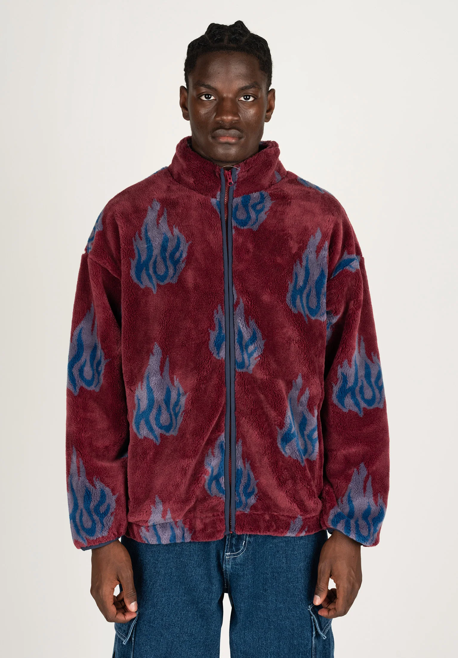 Flamin Zip Sherpa Fleece