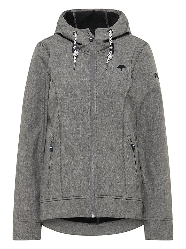 Schmuddelwedda Softshelljacke in Grau günstig kaufen