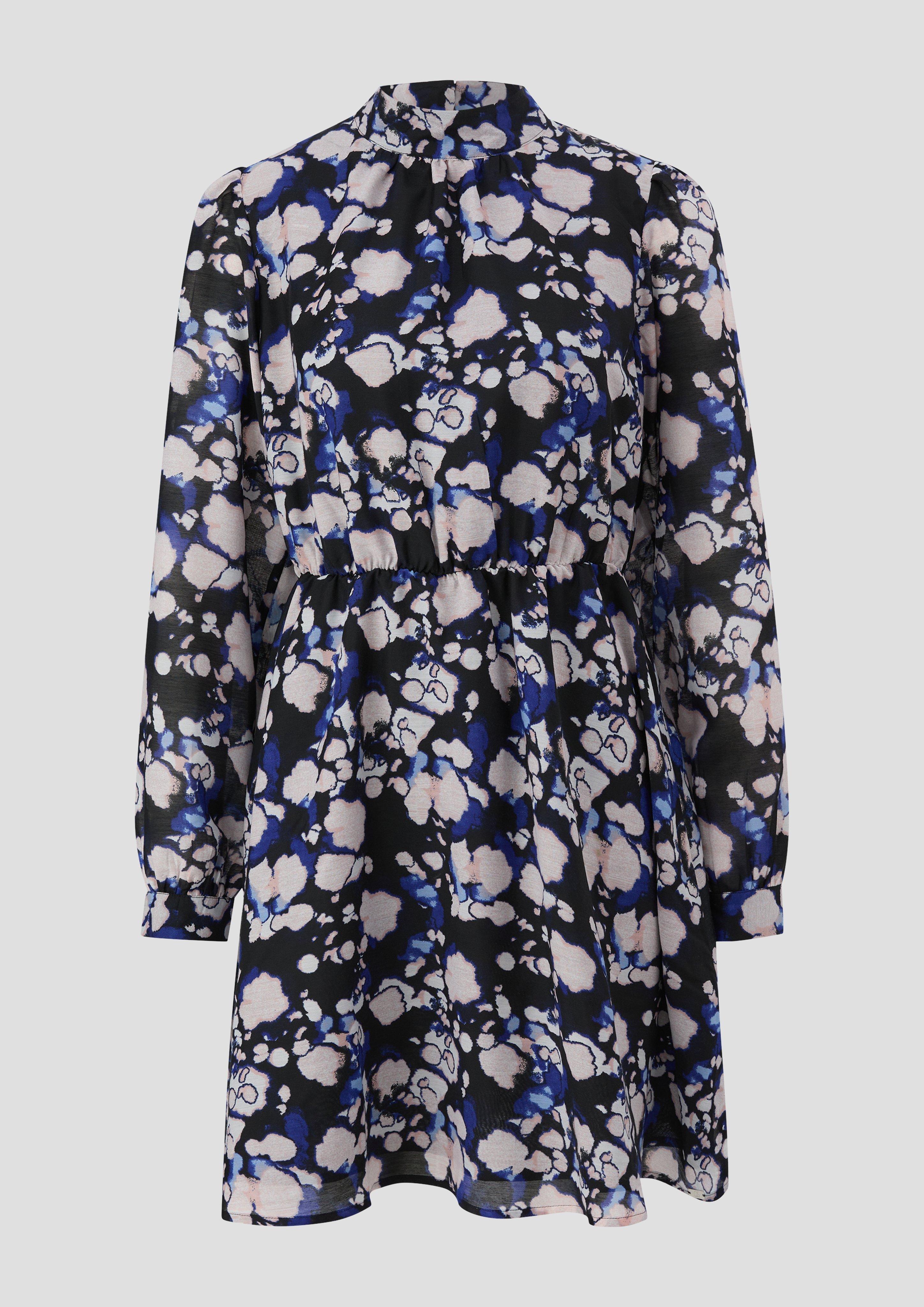 Semitransparentes Kleid mit Raffung  2137463-99A0