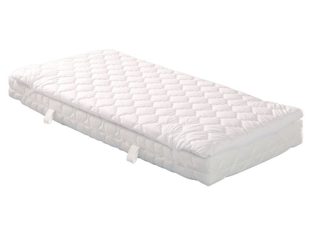 Topper Senso mit angenehmer Noppenstruktur und Eckgummis zur Befestigung, Badenia Trendline, 7 cm hoch, Komfortschaum, Matratzenauflage 80 x 200 cm