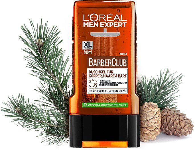L'ORÉAL PARIS MEN EXPERT Duschgel Barber Club, 6-tlg.