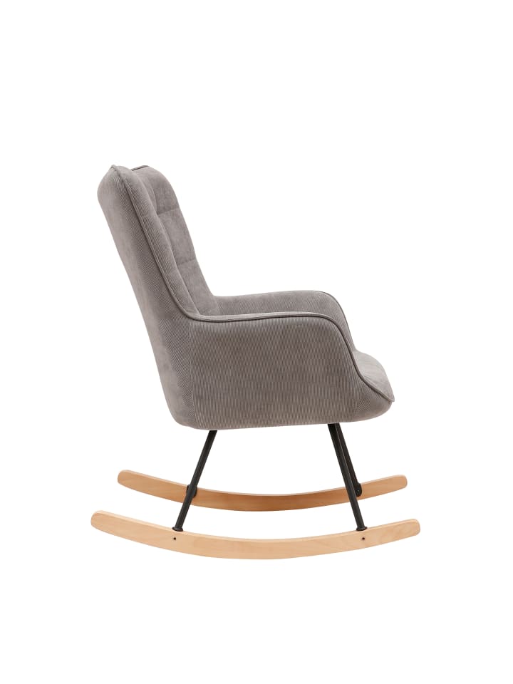 byLiving Schaukelstuhl RICHIE in Grau günstig kaufen onesize