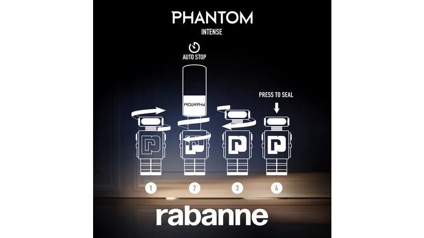 Paco Rabanne Phantom Intense Eau de Parfum Intense Nachfüllung 200 ml
