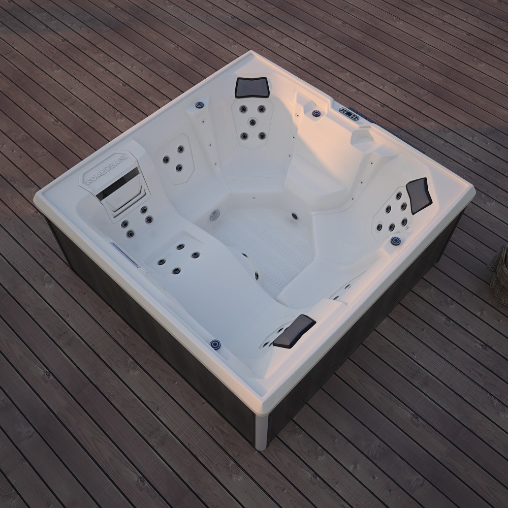 Home Deluxe Outdoor Whirlpool STREAM BIG PURE