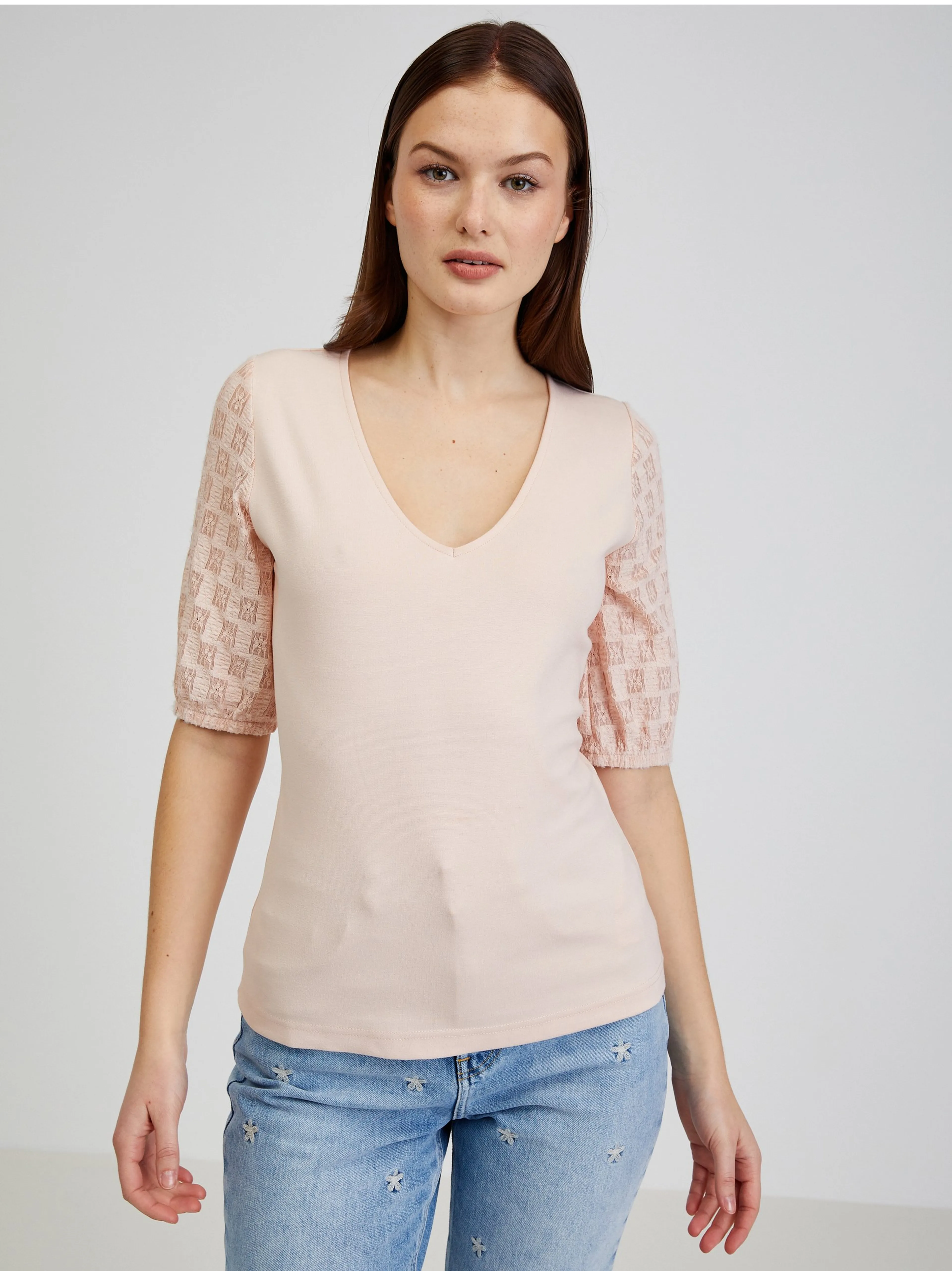 Hellrosa ORSAY Damen T-Shirt