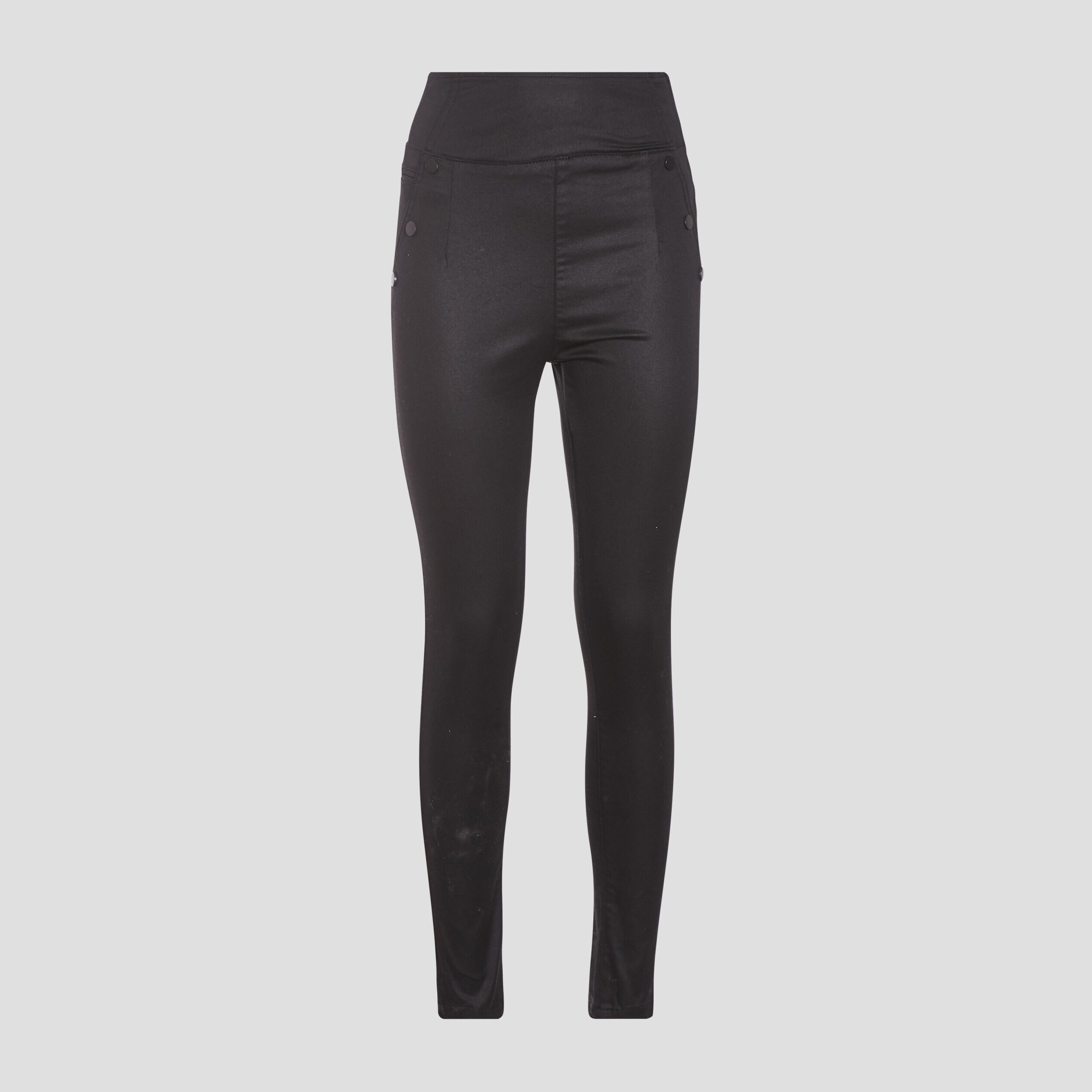 Jeans skinny enduit denim noir enduit femme | Cache Cache