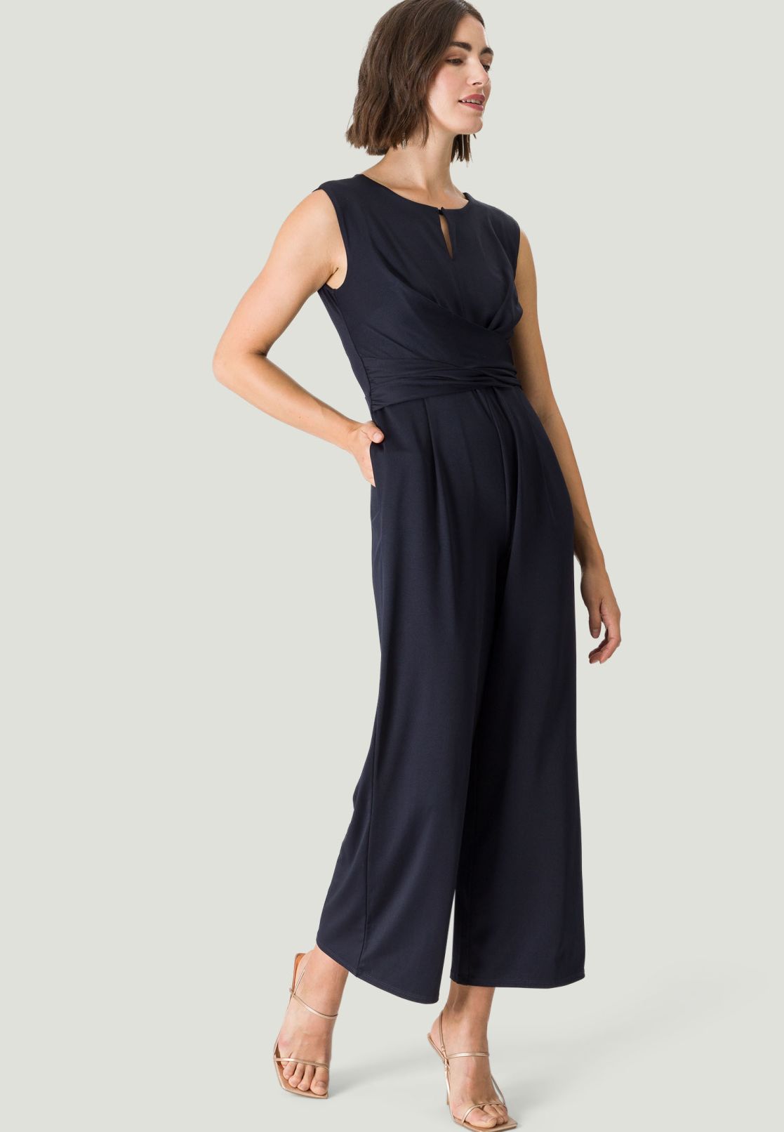 Jumpsuit mit Raffung