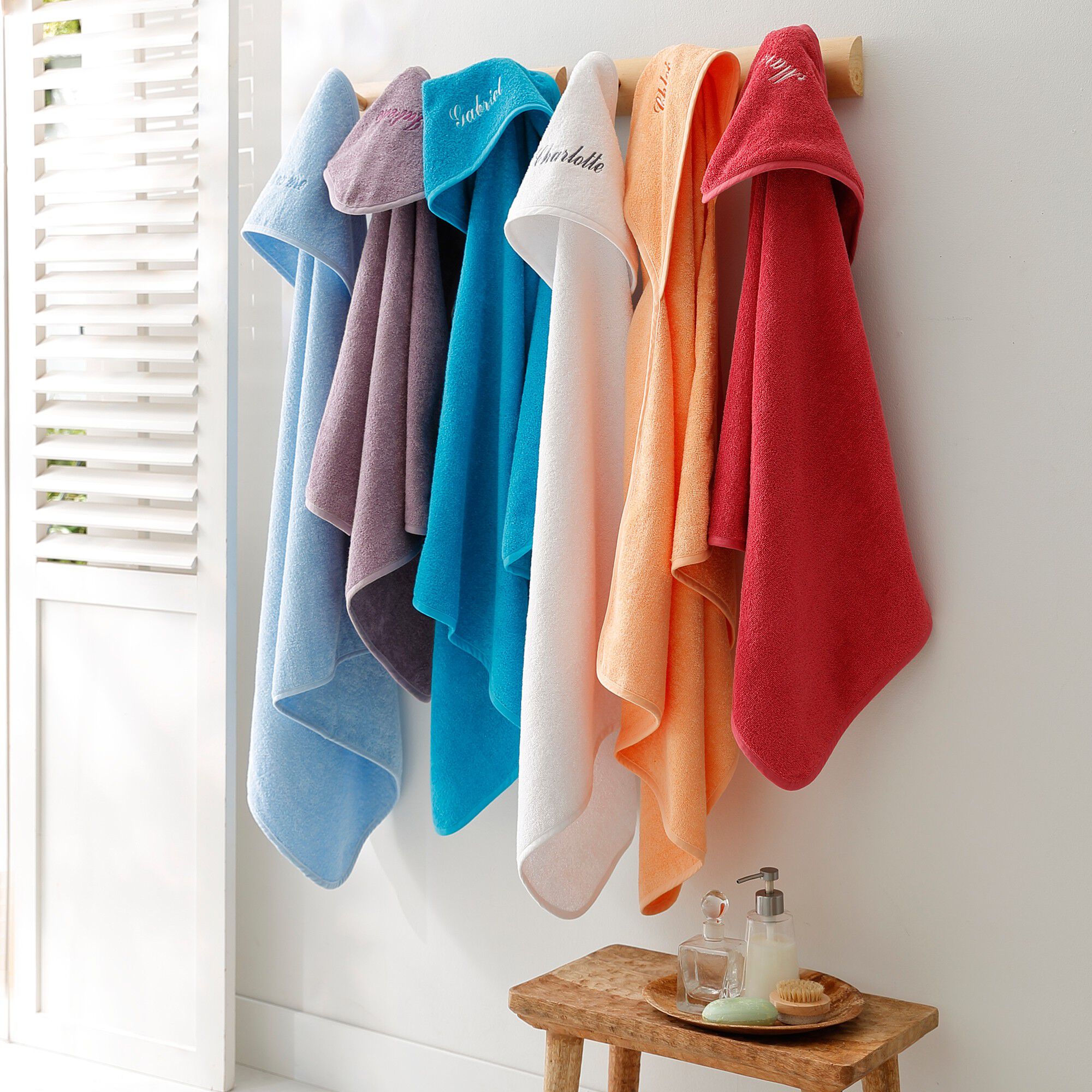 Cape de bain bébé personnalisable