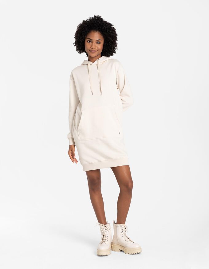 Kleid - Kapuze mit Tunnelzug