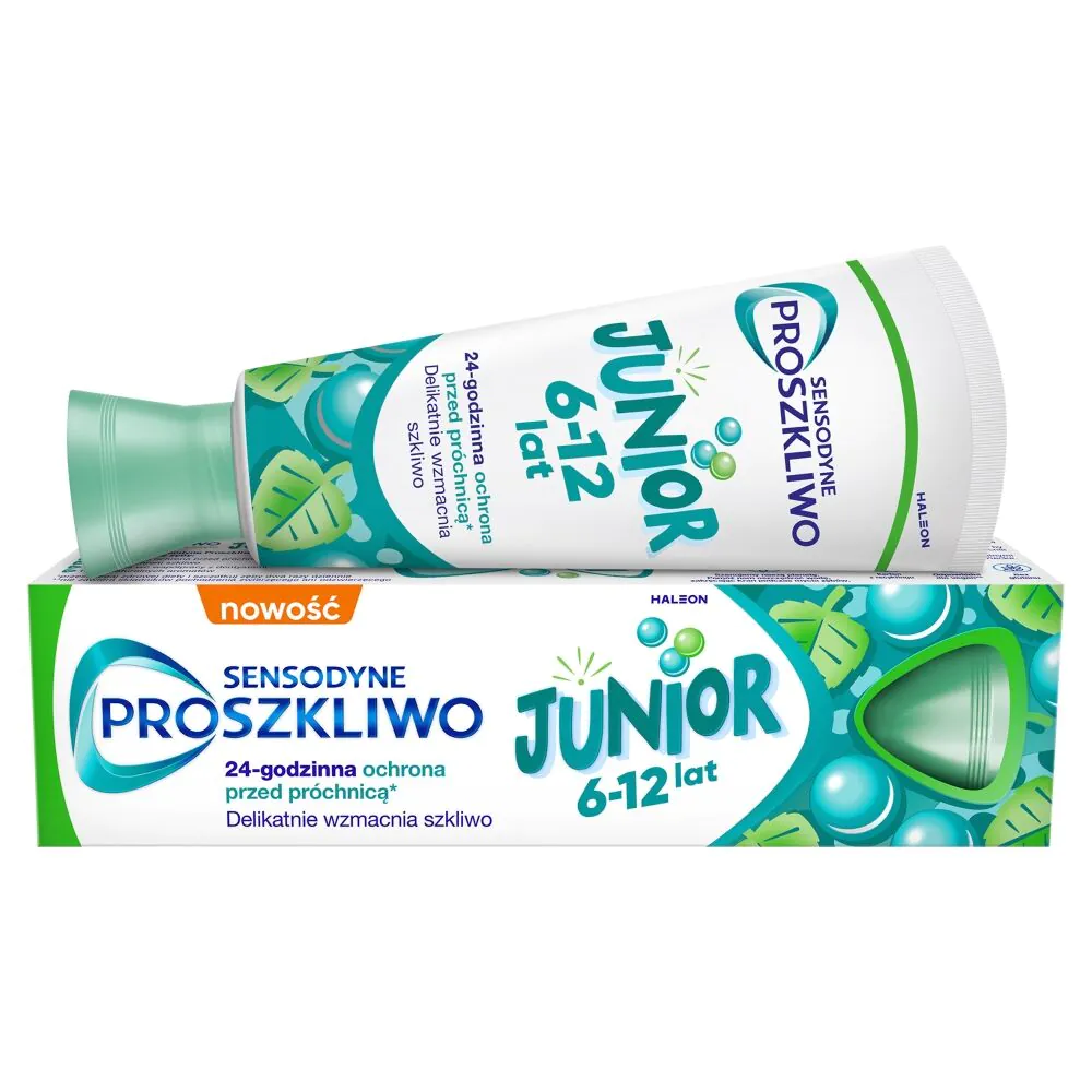 „Sensodyne Junior“ miltelių pavidalo dantų pasta 6–12 metų vaikams