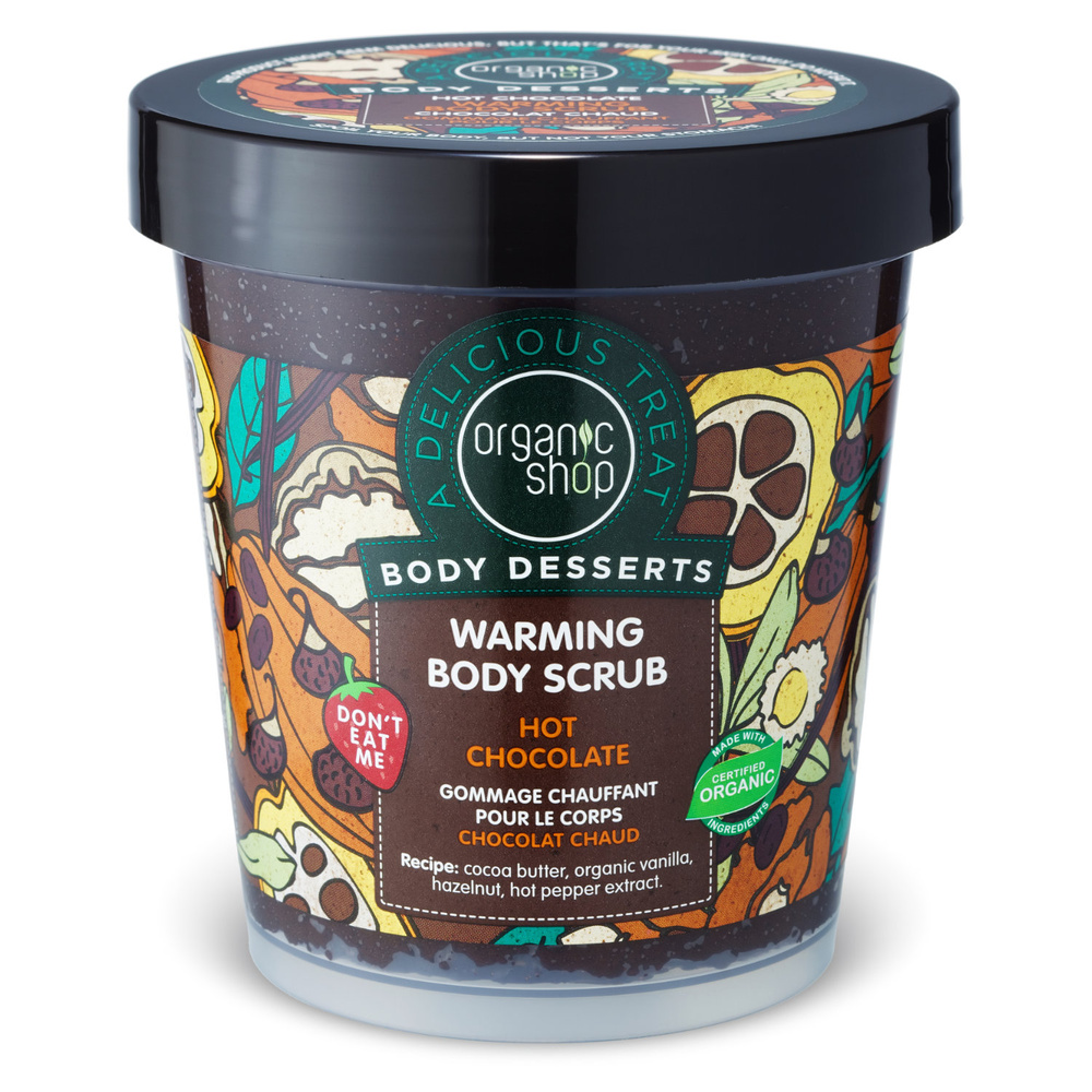 organic shop Body Desserts Gommage Chauffant Chocolat Gommage corps