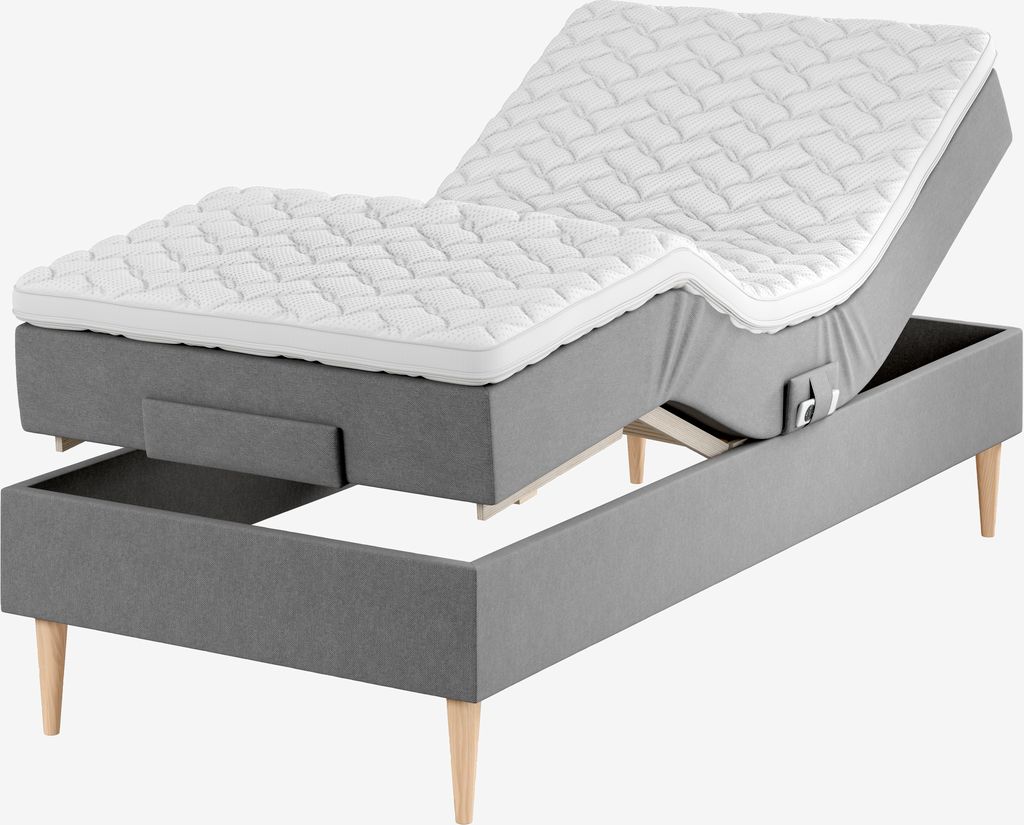 TONDRA GE45 gold Verstellbares Bett 140x200 TONDRA GE45 grau-23 DREAMZONE