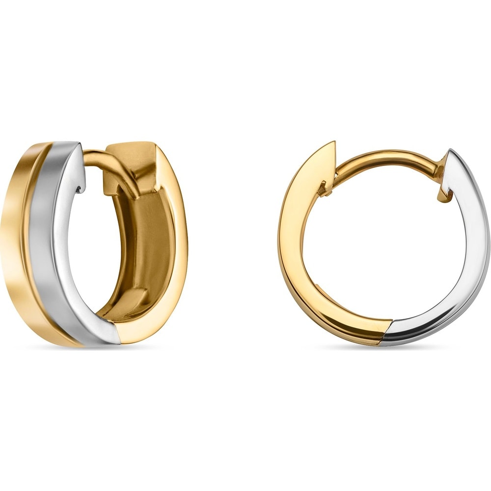 Valeria Créoles 375 Or jaune Boucles d'oreilles