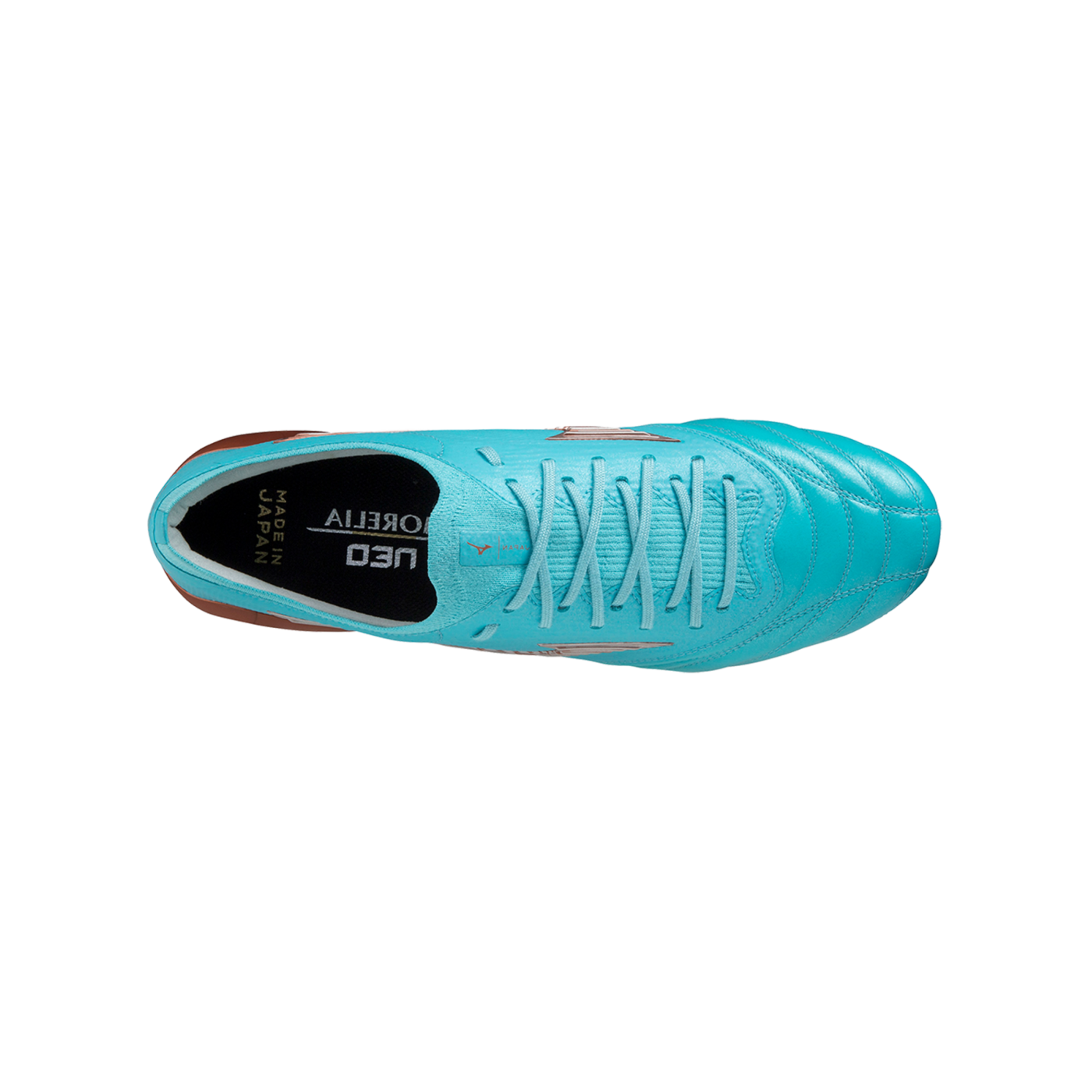 Mizuno Morelia Neo III Beta Made in Japan FG Azure Blue Türkis Kupfer F25