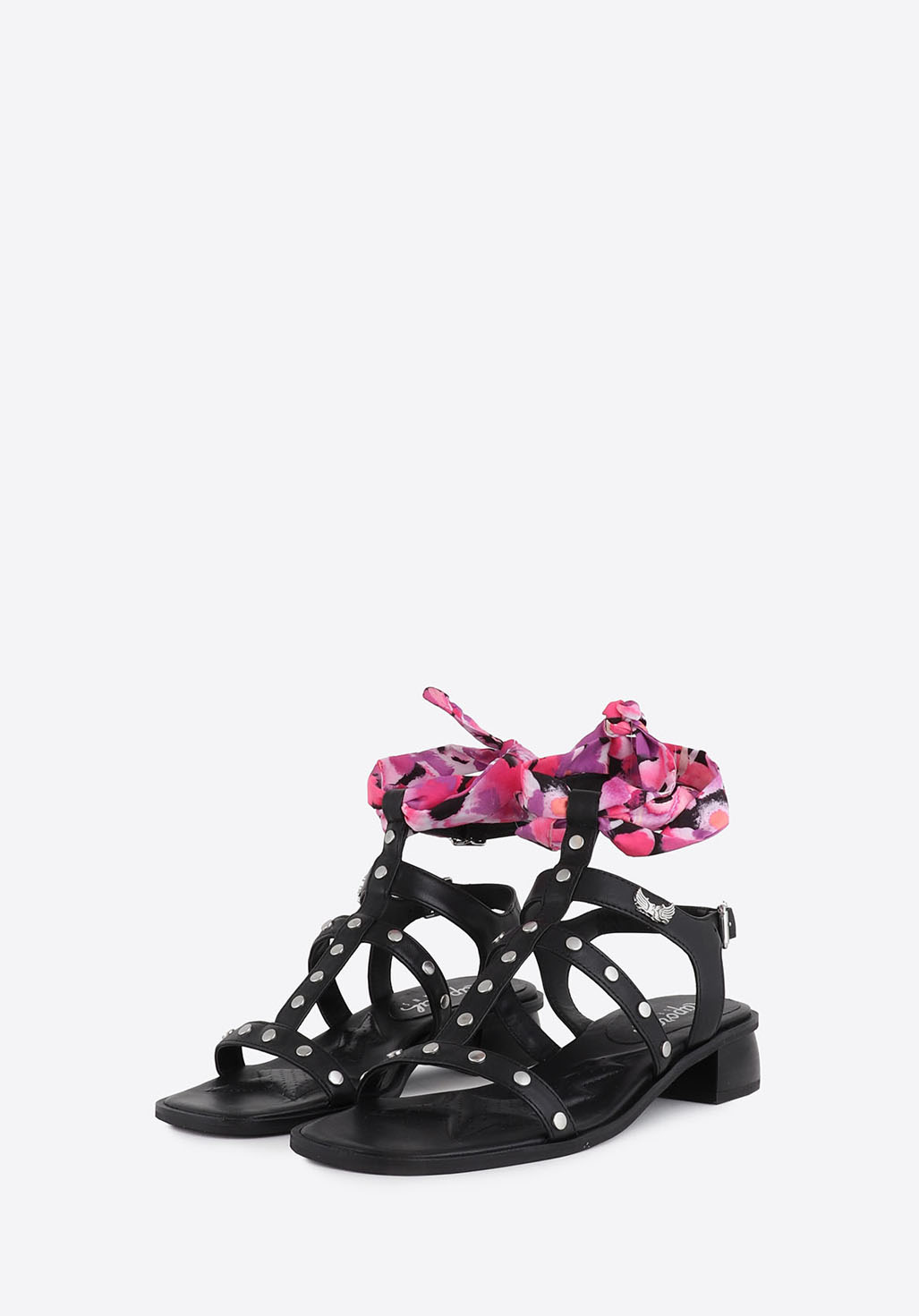 PISTO  Sandales noires Femme en cuir