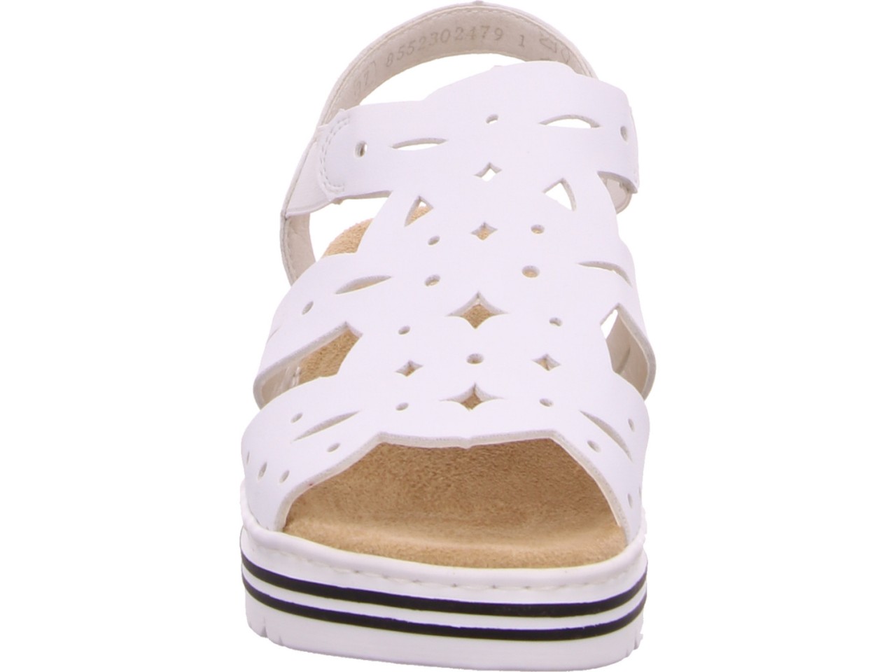 RIEKER Mädchen Sandalen weiss