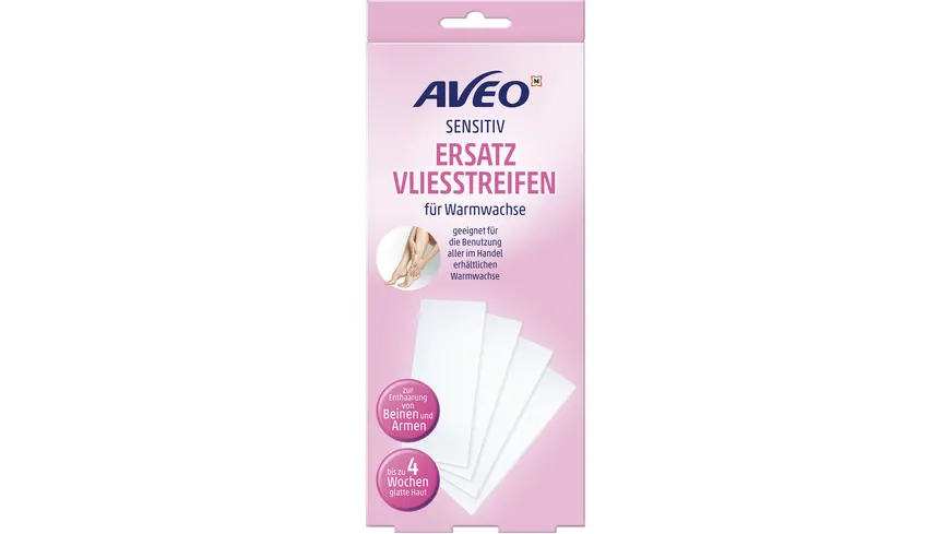 AVEO Sensitiv Vliesstreifen Warmwachse Ersatz