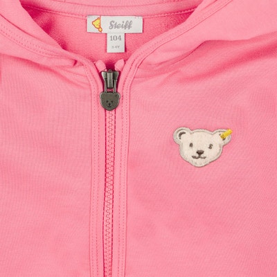 Sweatjacke, pink für Mädchen