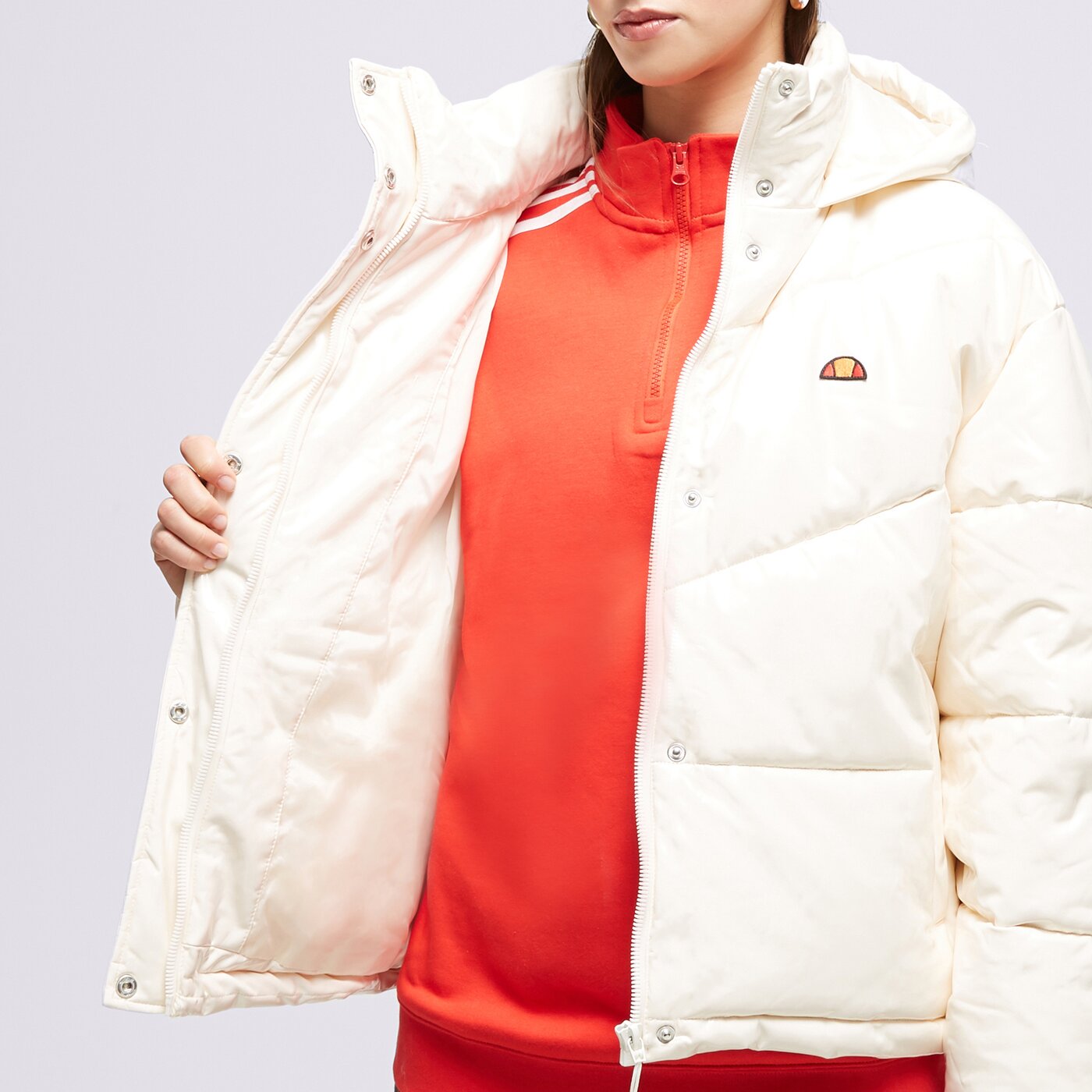 ELLESSE DAUNENJACKE TARANTINO OFF WHT PADDED JACKET Beige
