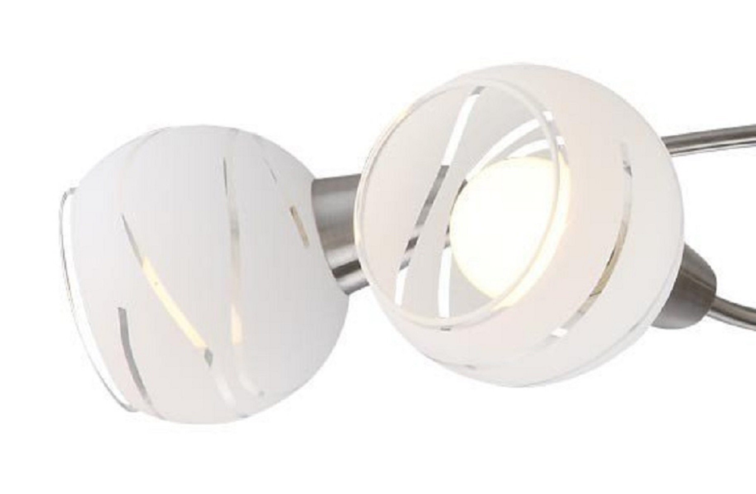 TRANGO LED Deckenleuchte, Dimmfunktion, LED wechselbar, warmweiß