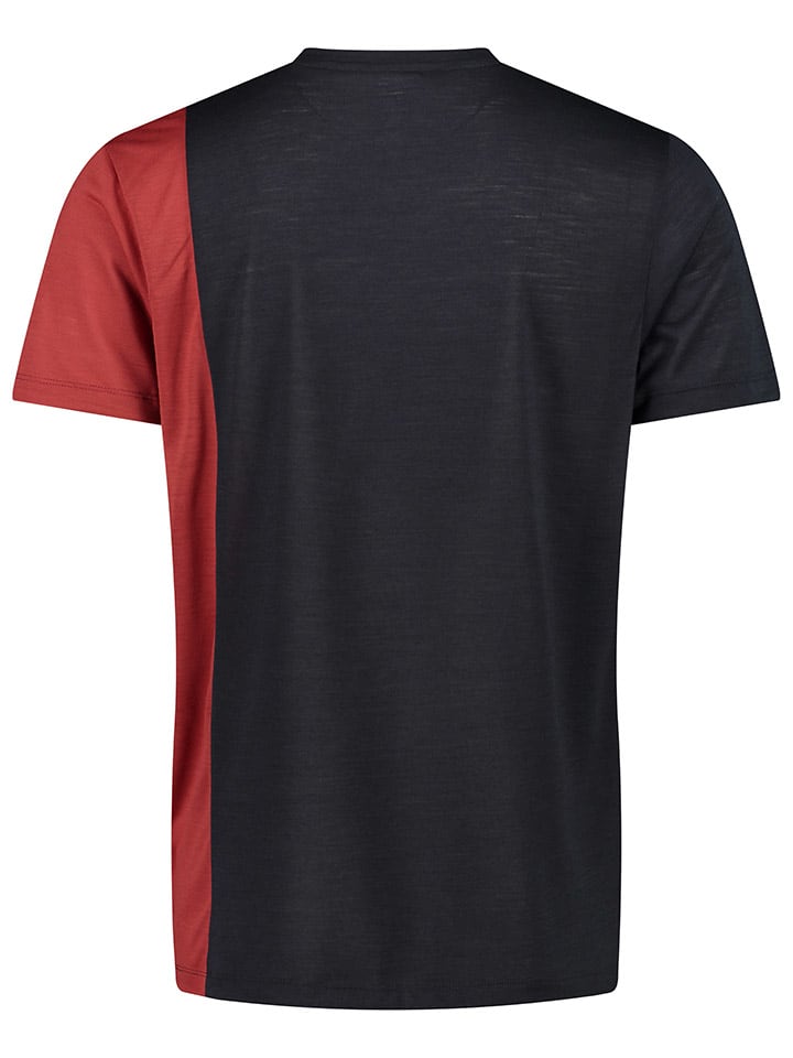 CMP Funktionsshirt in Schwarz/Rot günstig kaufen