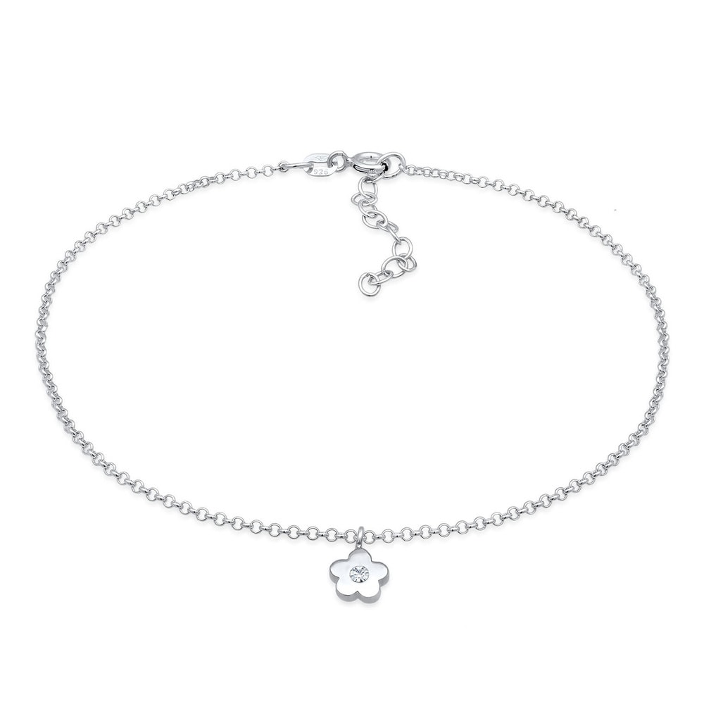 Elli Elli Bracelet de Cheville Femmes bracelet de cheville pendentif Fleur simple avec Bijoux