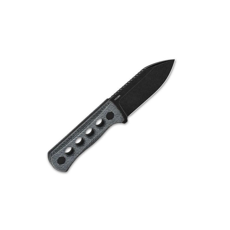 QSP Canary Micarta STW Black QS141-D2 Denim Blue